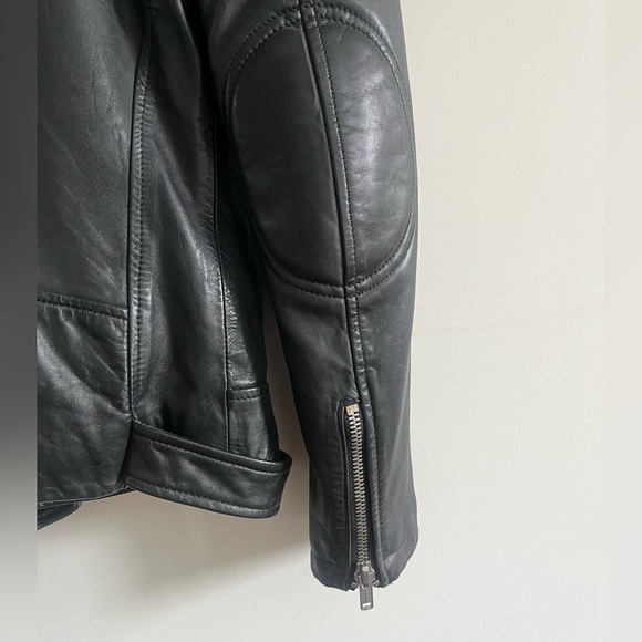 NWT BLK DNM Motorcycle Jacket. Black. Size Large. - Picture 6 of 10